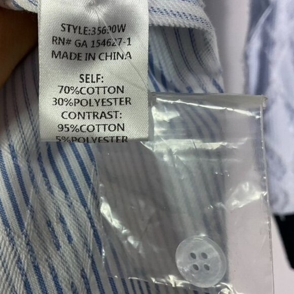 NWOT Joh Jadea Stripe Dress, XS, Blue & White - Picture 14 of 16